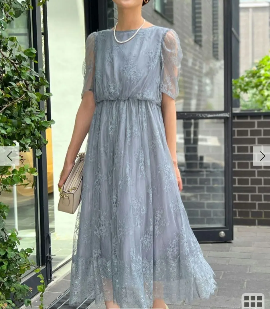 NOLLEY'S　ワンピース　フォーマル　レース　パーティードレス セール】ワンピース レース 披露宴 結婚式 フォーマル