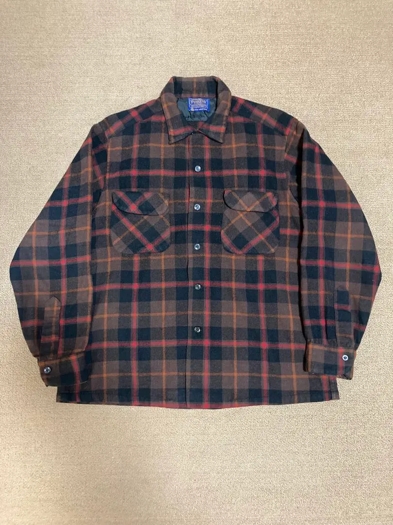 Thumbnail of 60s USA made PENDLETON board shirt L vintage Pendleton