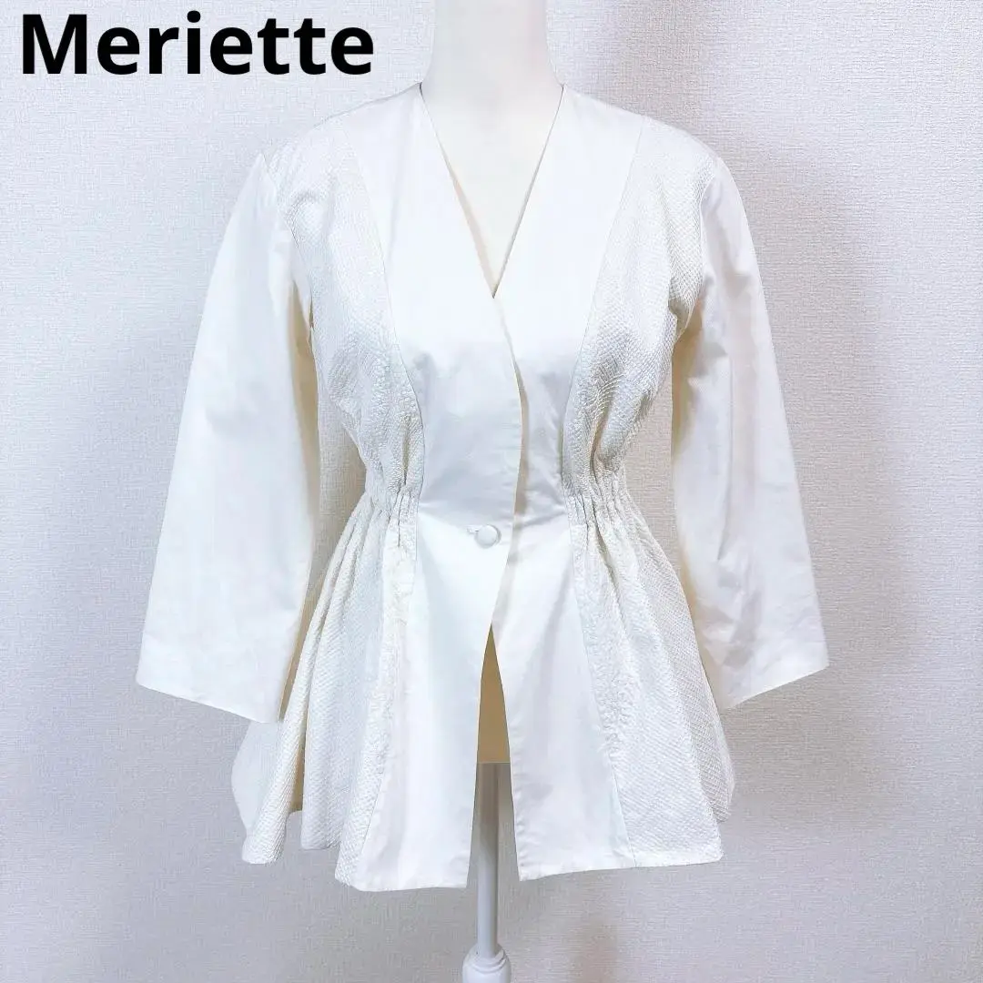 【新品未使用】Merlette ホワイトジャケット 新品タグ付き 2025年最新】merlette ジャケット・アウターの人気アイテム