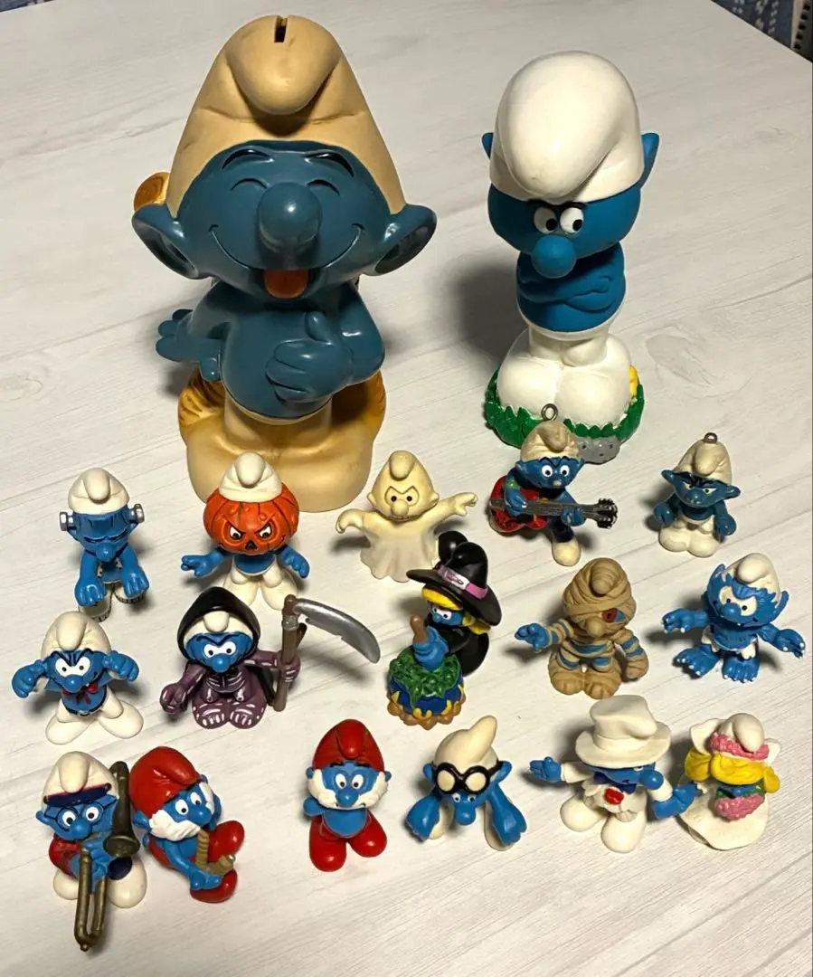 SMURF vintage スマーフ 貯金箱　90年代　レア　アメリカ製 2025年最新】スマーフ 貯金箱の人気アイテム - メルカリ