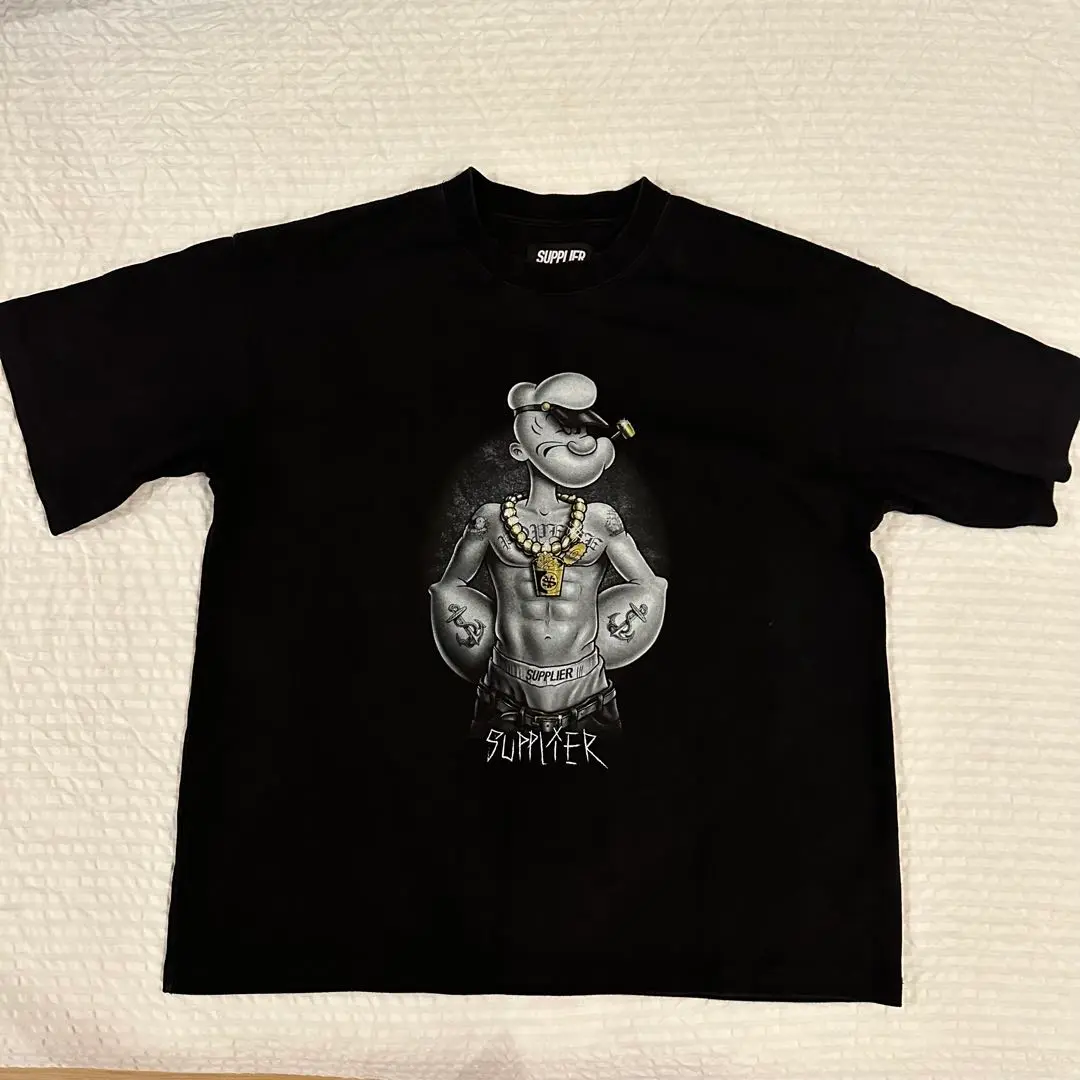 値下げ中Supreme Popeye Tシャツ Sサイズ ホワイト シュプリーム Supreme - 希少激レア 新品未使用 Supreme Popeye Tee Lの通販