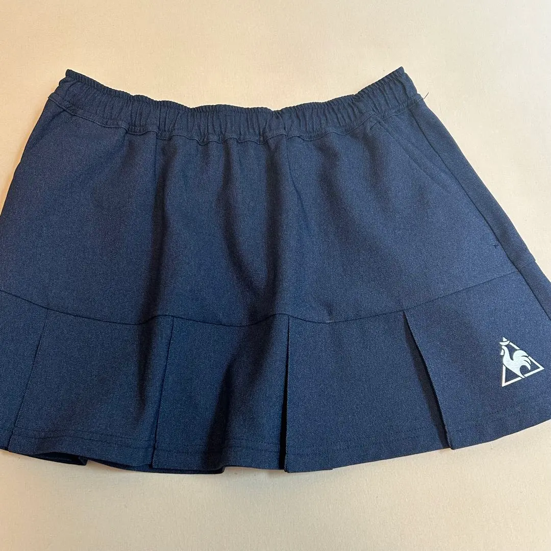 Thumbnail of Le Coq Sportif Tennis Skirt, Denim Style, Pleated, Tucked, Size M-L