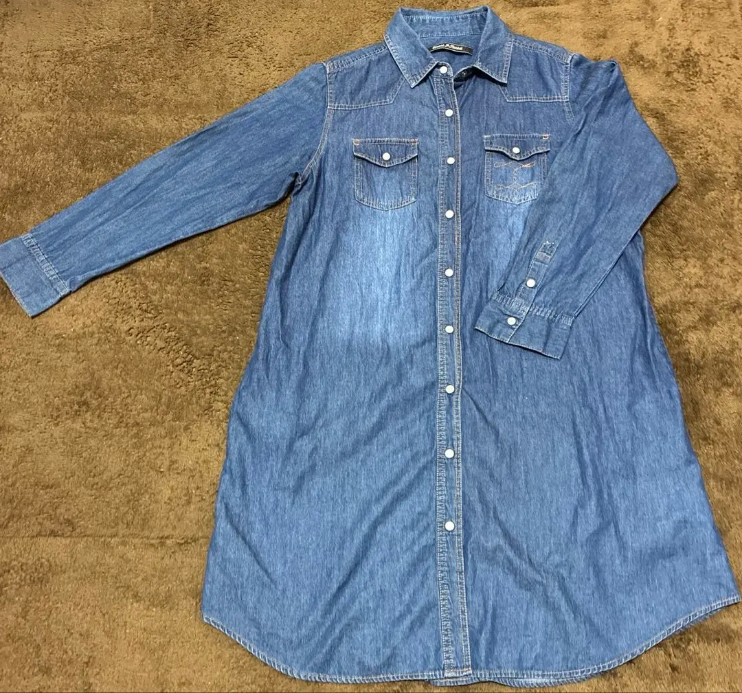 Thumbnail of Heart Market denim shirt dress, free size