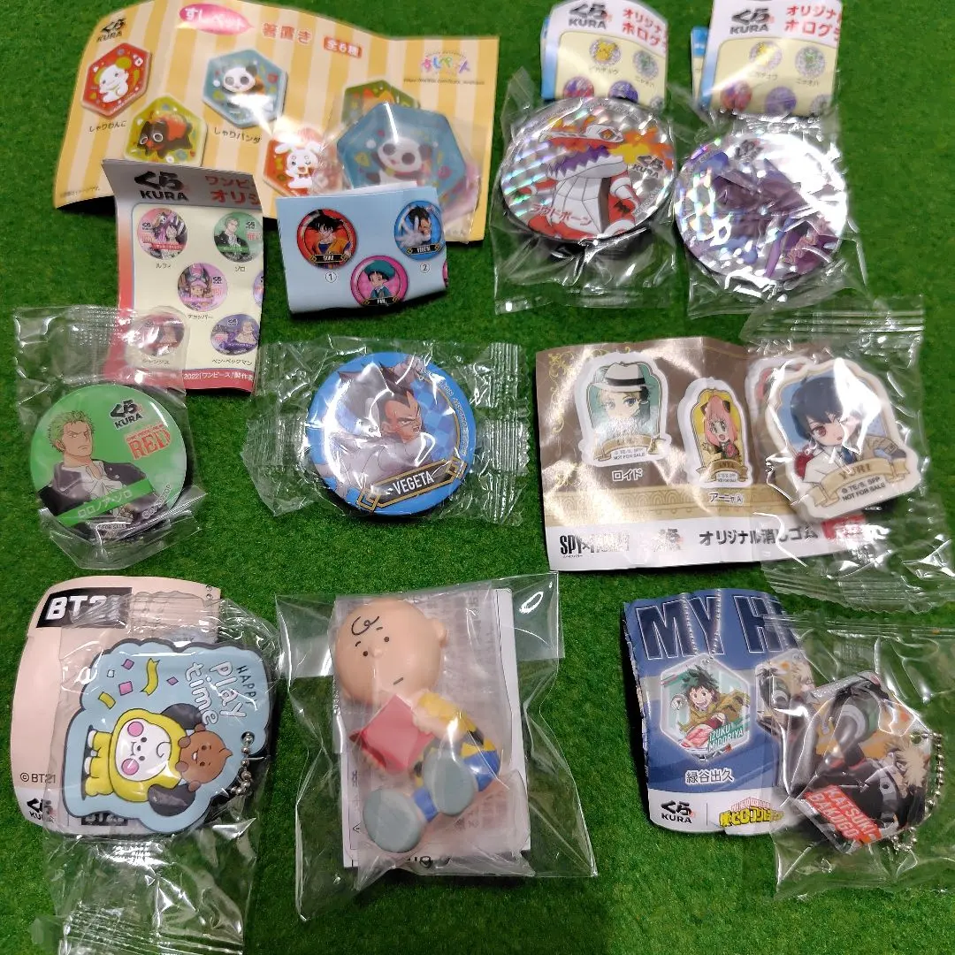 Thumbnail of 【Free Shipping】Charlie Brown Hasamundesu + Kura Sushi Bikkura Pon 8-Piece Set