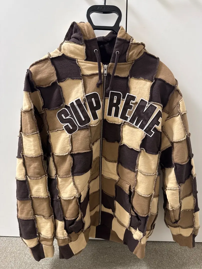 2025年最新】supreme patchwork zip up hooded sweatshirtの人気