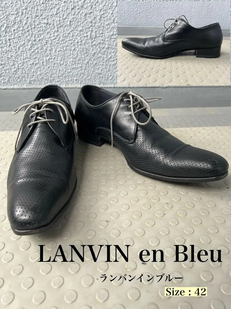 2025年最新】LANVIN en Bleu メンズ ドレス・ビジネスシューズの