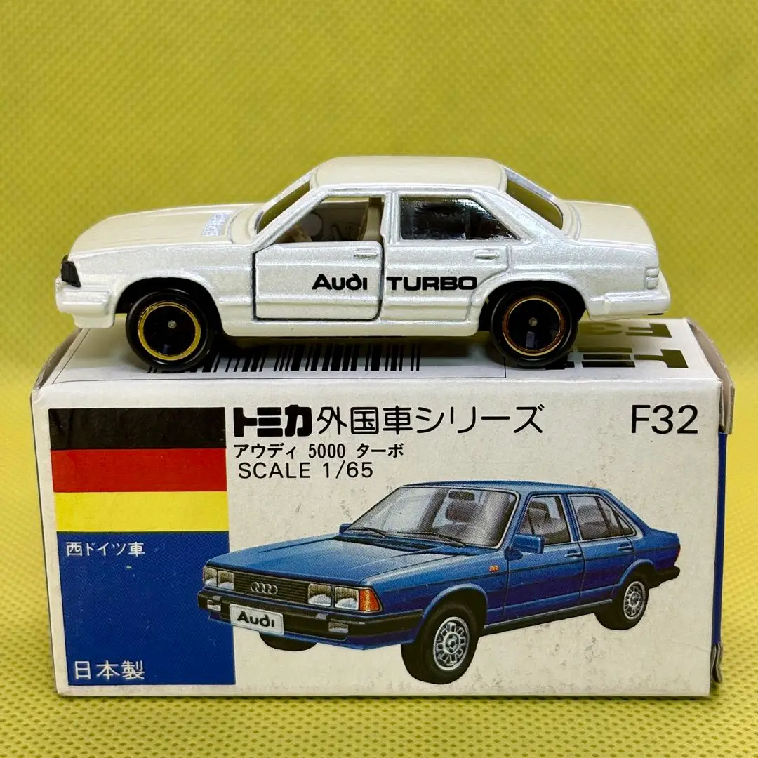 TOMICA　トミカ　アウディ　5000　タクシー　箱付き TOMICA トミカ アウディ 5000 タクシー 箱付き - メルカリ