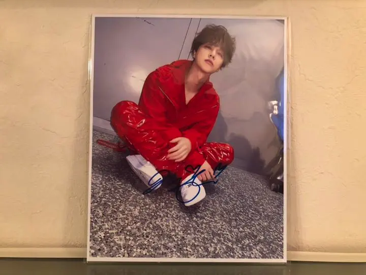 iKON JINHWAN ジナン 直筆 サイン 色紙 iKON JINHWAN ジナン 直筆 サイン 色紙