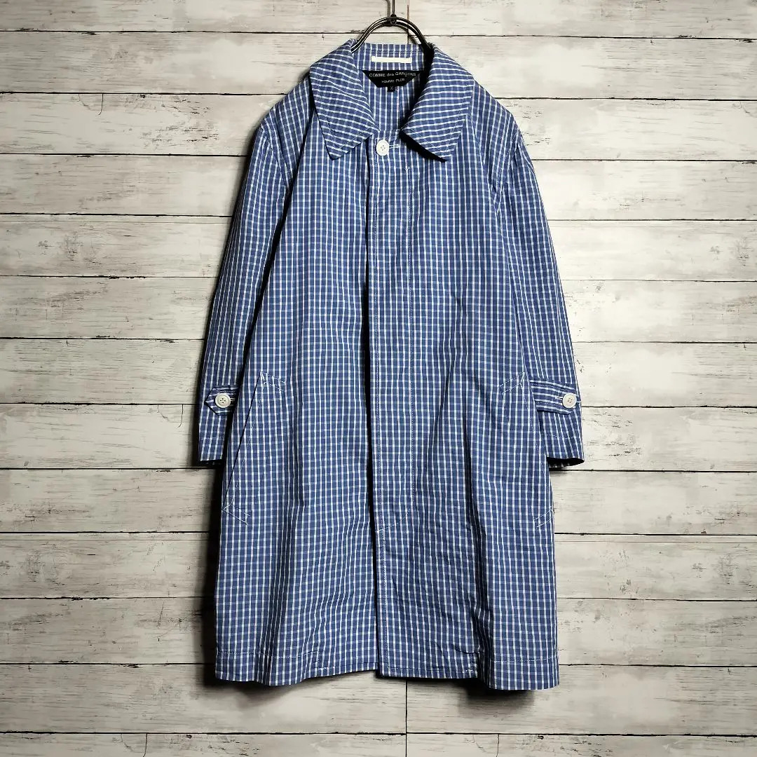 COMME des GARÇONS HOMME PLUS ステンカラーコート 2025年最新】COMME des GARCONS HOMME PLUS メンズ ステンカラー