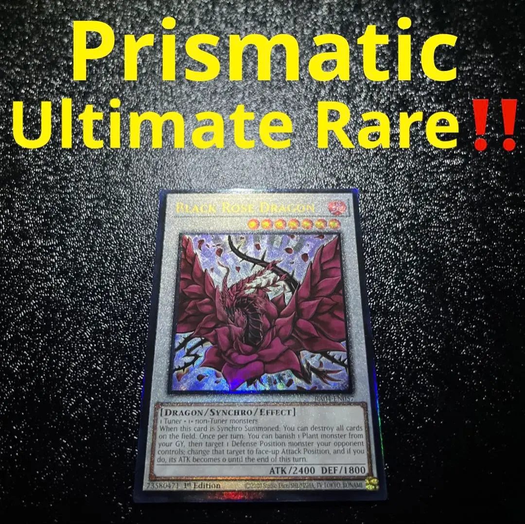 遊戯王　ブラック・ローズ・ドラゴン　英語　レリーフ　米版　他言語　アルティメット Amazon.co.jp: 遊 戯 王 ブラック ローズ ドラゴン 英語