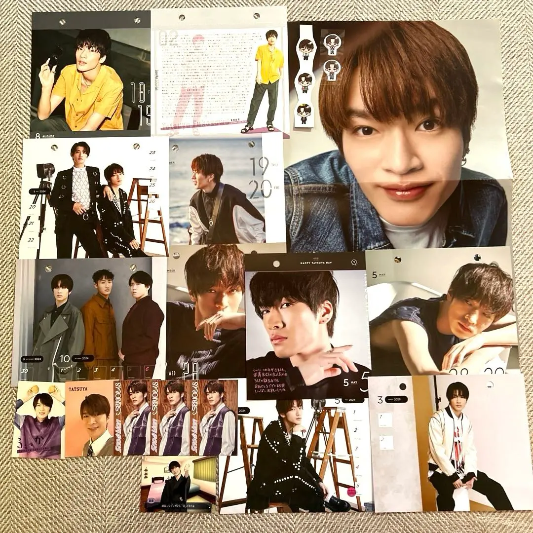 Thumbnail of Tatsuya Fukazawa (Snow Man) Calendar, Photo Cards, Sunochiru Stickers, and other bonuses