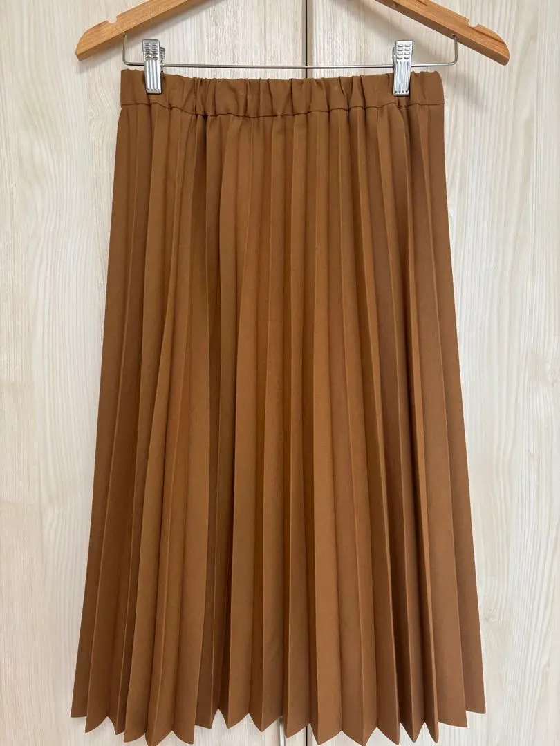 Thumbnail of Rope Picnic Brown Pleated Skirt