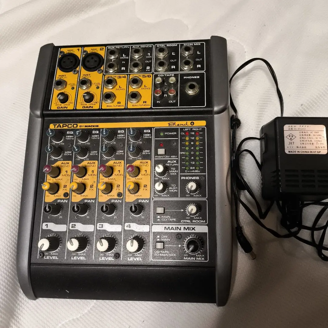 【ほぼ新品】TAPCO BLEND 6 オーディオ・ミキサー s-l400.jpg