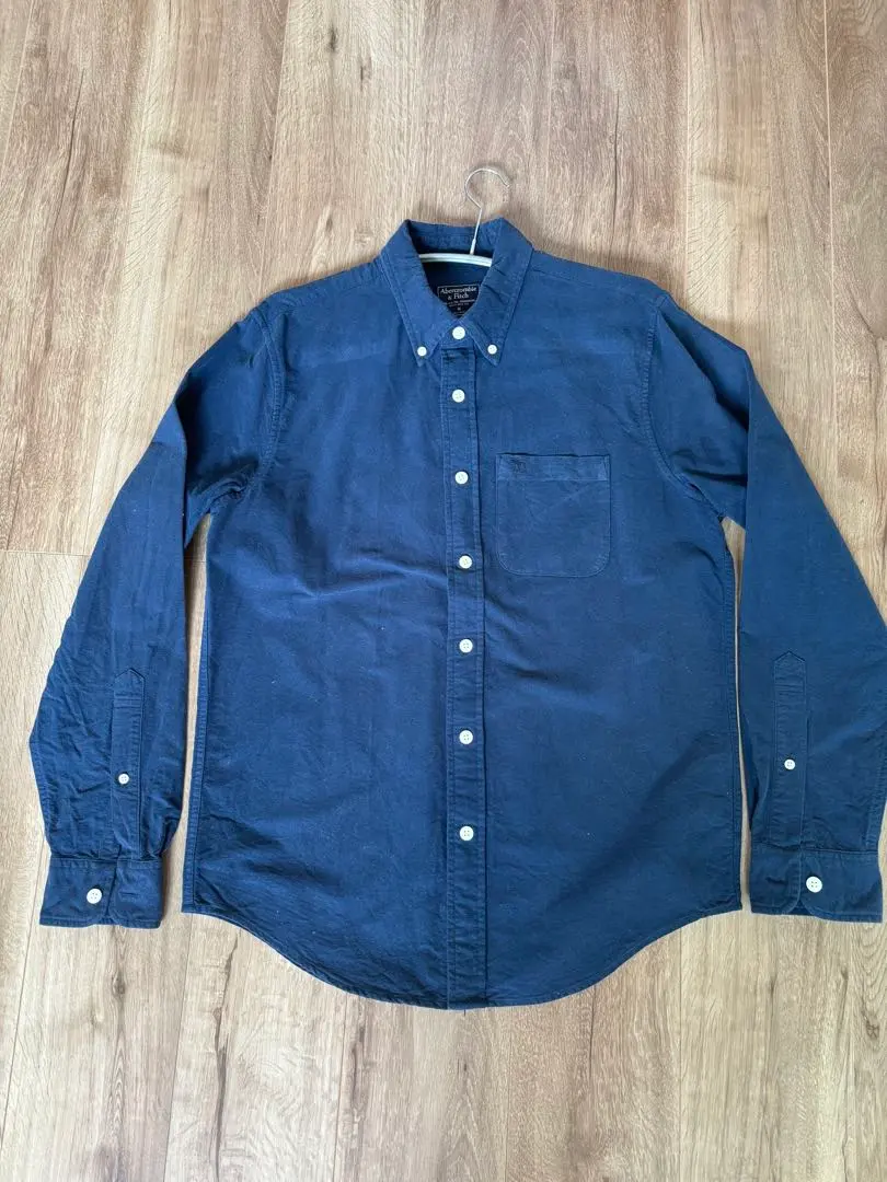 Abercrombie & Fitch 海軍藍色 牛津襯衫 M 的縮圖