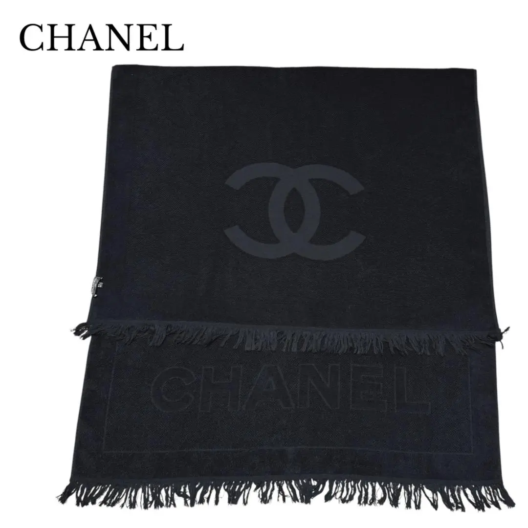CHANEL♡CCロゴ ビーチタオル　タオルケット シャネル CHANEL 大判ビーチタオル ピンク CCロゴ