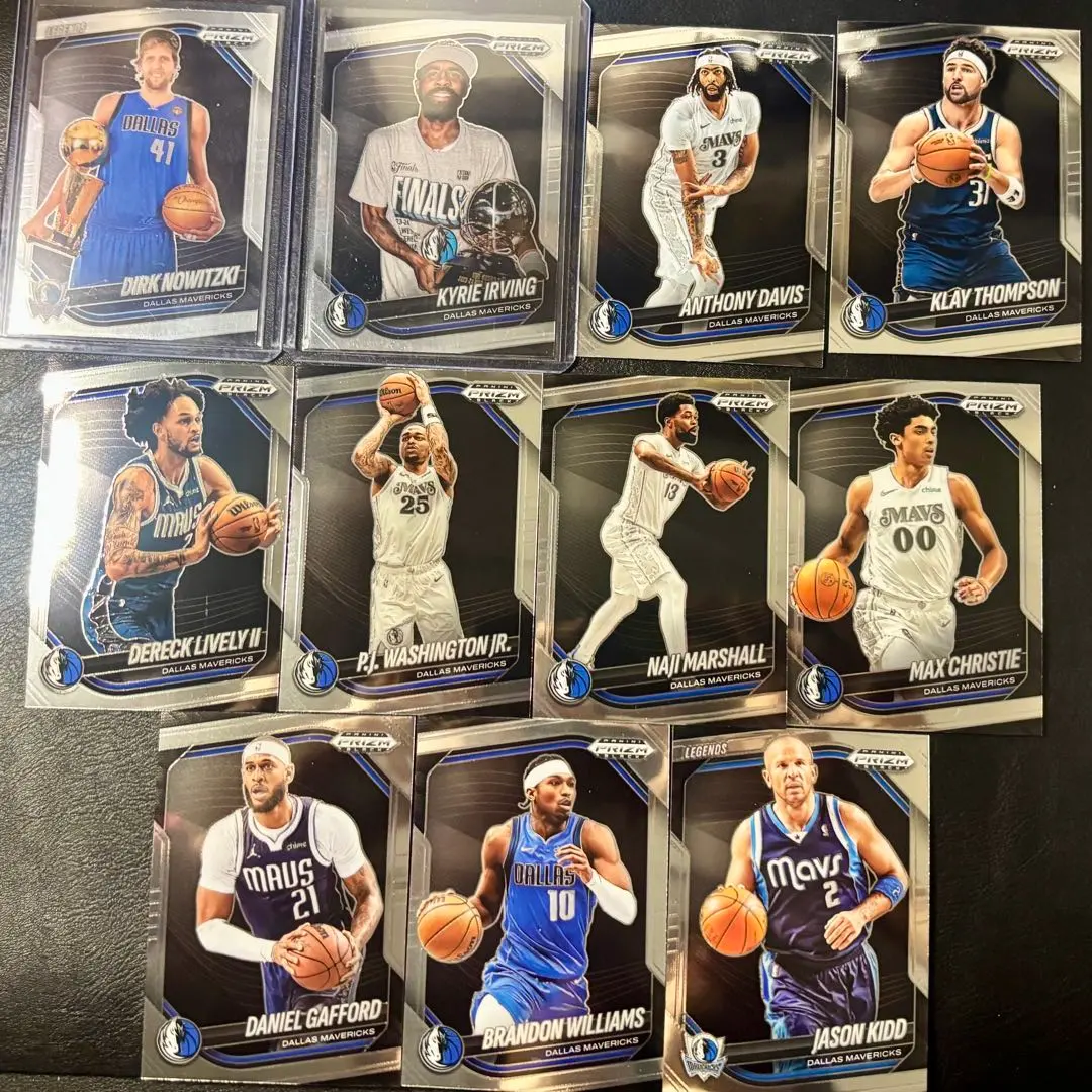 Thumbnail of Dallas Mavericks 24-25 Prizm Black Checklist