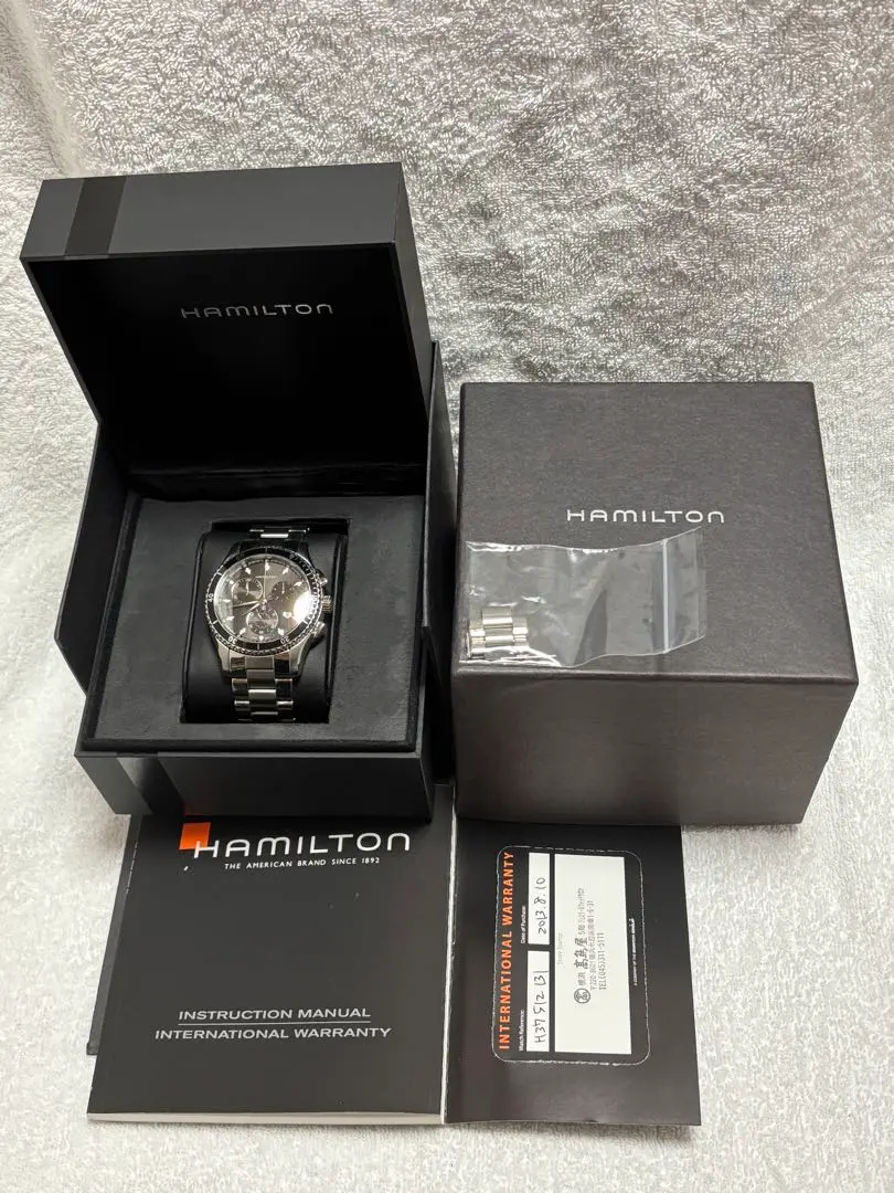 【美品】ハミルトン ジャズマスター クォーツ【H375120】【稼働品】メンズ HAMILTON(ハミルトン) / H375120/ジャズマスター/シービュー