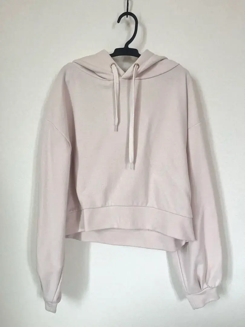 Thumbnail of Light pink cropped hoodie