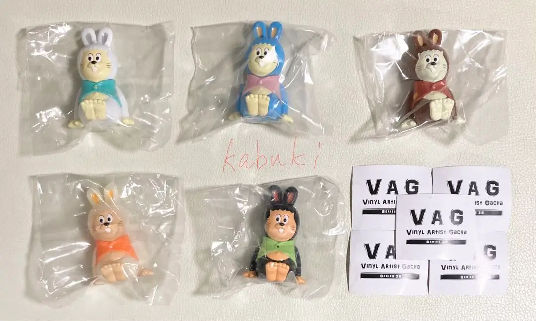 VAG シリーズ38 ソフビフィギュア Myce ヘッドロックスタジオ５種コンプ VAG シリーズ38 ソフビフィギュア Myce ヘッドロックスタジオ5