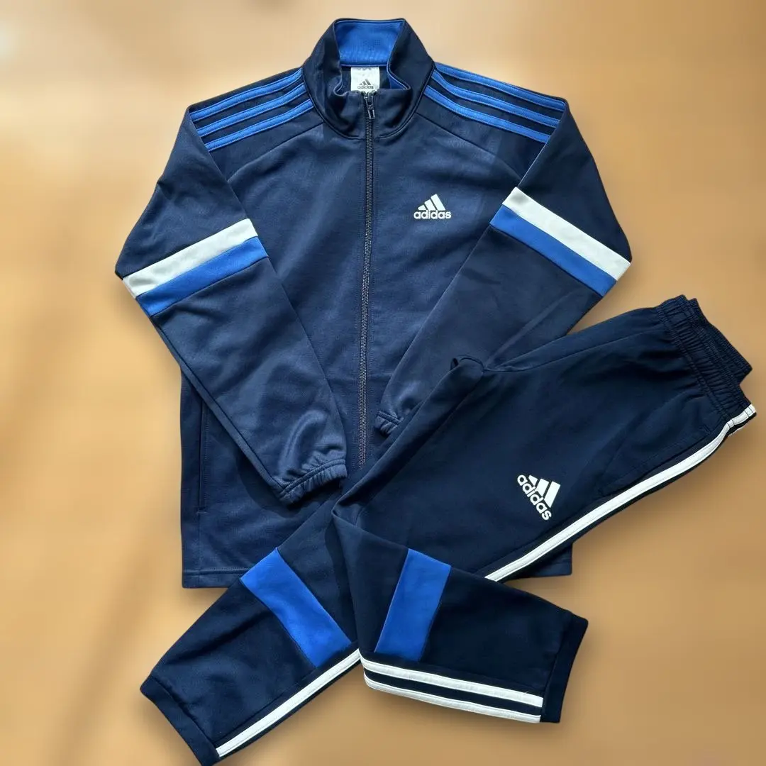 Thumbnail of Boys' Adidas track suit, navy, size 130-140
