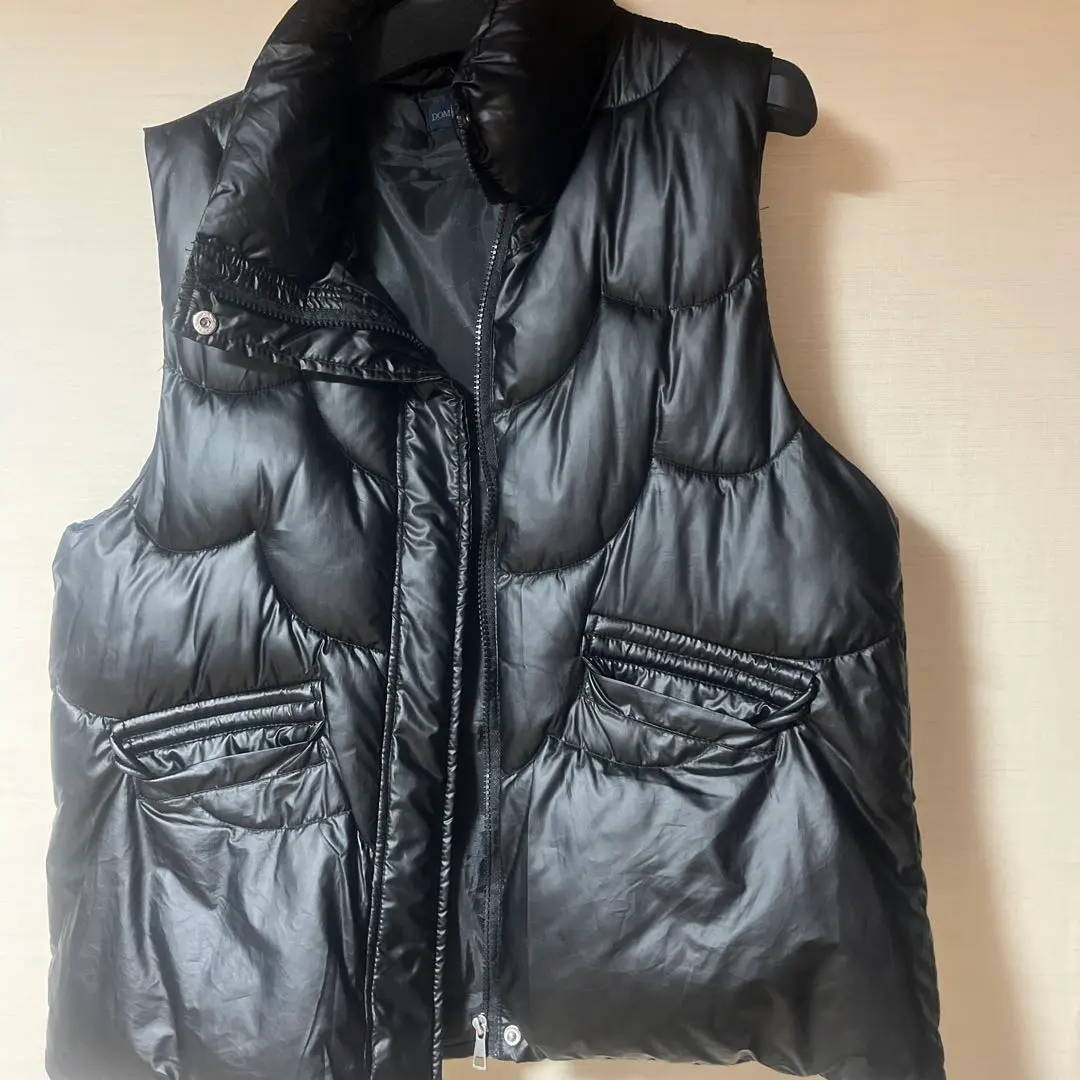 Thumbnail of Black quilted down vest