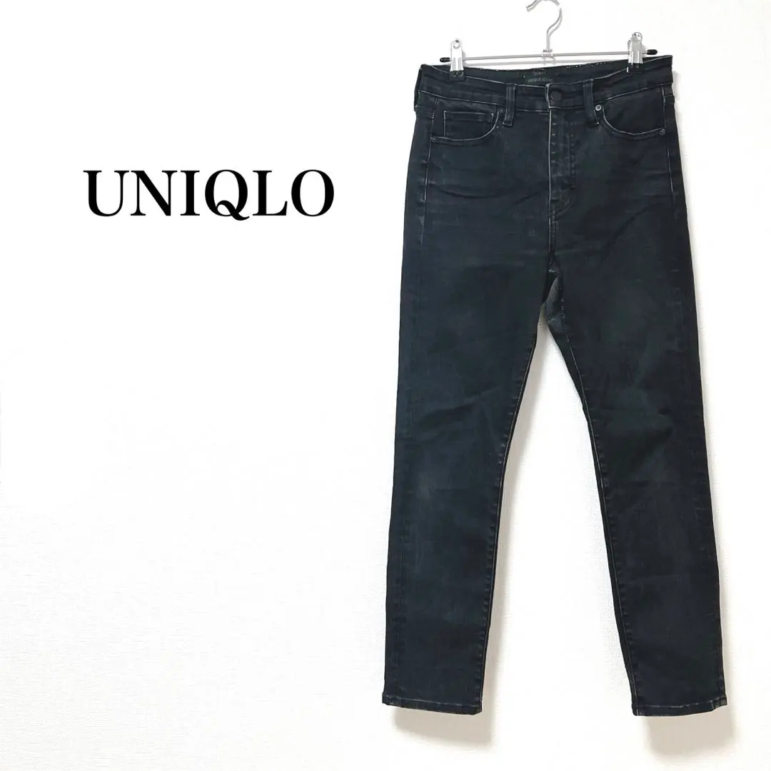 Thumbnail of UNIQLO UNIQLO [M] Black Skinny Denim Pants Jeans Cotton Mix