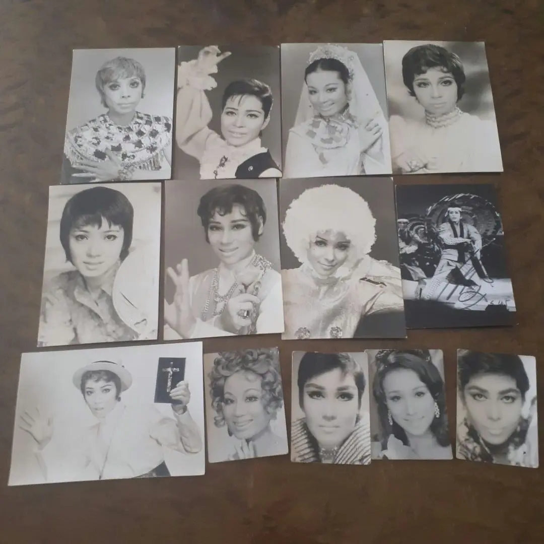 昭和の美人女優@轟夕起子 ペン書きサイン プロマイド写真 宝塚歌劇団 1948年 昭和の美人女優@轟夕起子 ペン書きサイン プロマイド写真 宝塚歌