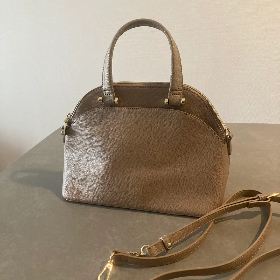 Thumbnail of opaque.clip Beige Handbag with Removable Strap