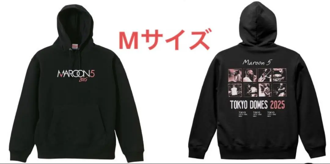 Maroon 5 マルーン5 日本限定 パーカー Lサイズ MAROON 5 パーカー XLサイズ - メルカリ