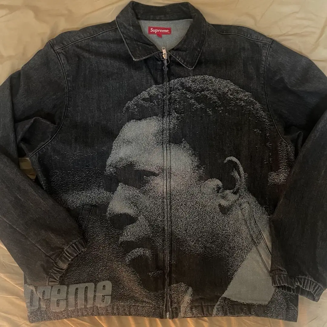 美品　Supreme john coltane jacket black 2025年最新】Supreme John Coltrane denim jacketの人気アイテム