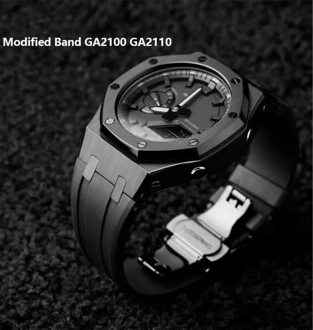 第四代 G-SHOCK GA-2100 專用 卡西歐橡膠錶帶 的縮圖