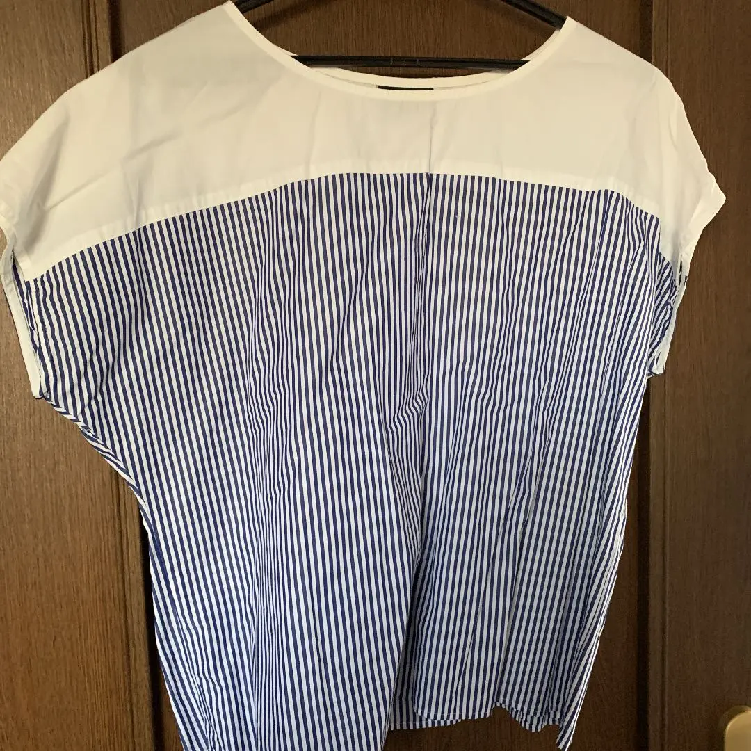 Thumbnail of Striped cut-and-sew shirt