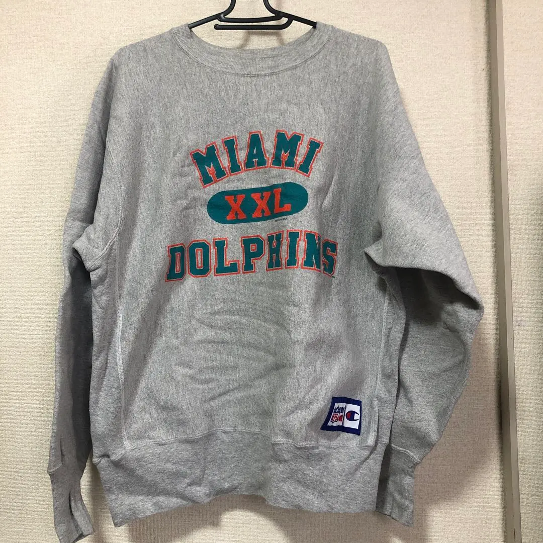 Thumbnail of Excellent condition CHAMPION Reverse Weave NFL Dolphins proline