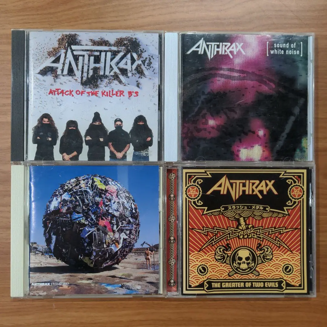 ANTHRAX, 新品CD, 直筆サイン入り, アンスラックス,スラッシュメタル アンスラックス / 2015年10月7日 BIGCAT大阪公演 極上級/超高