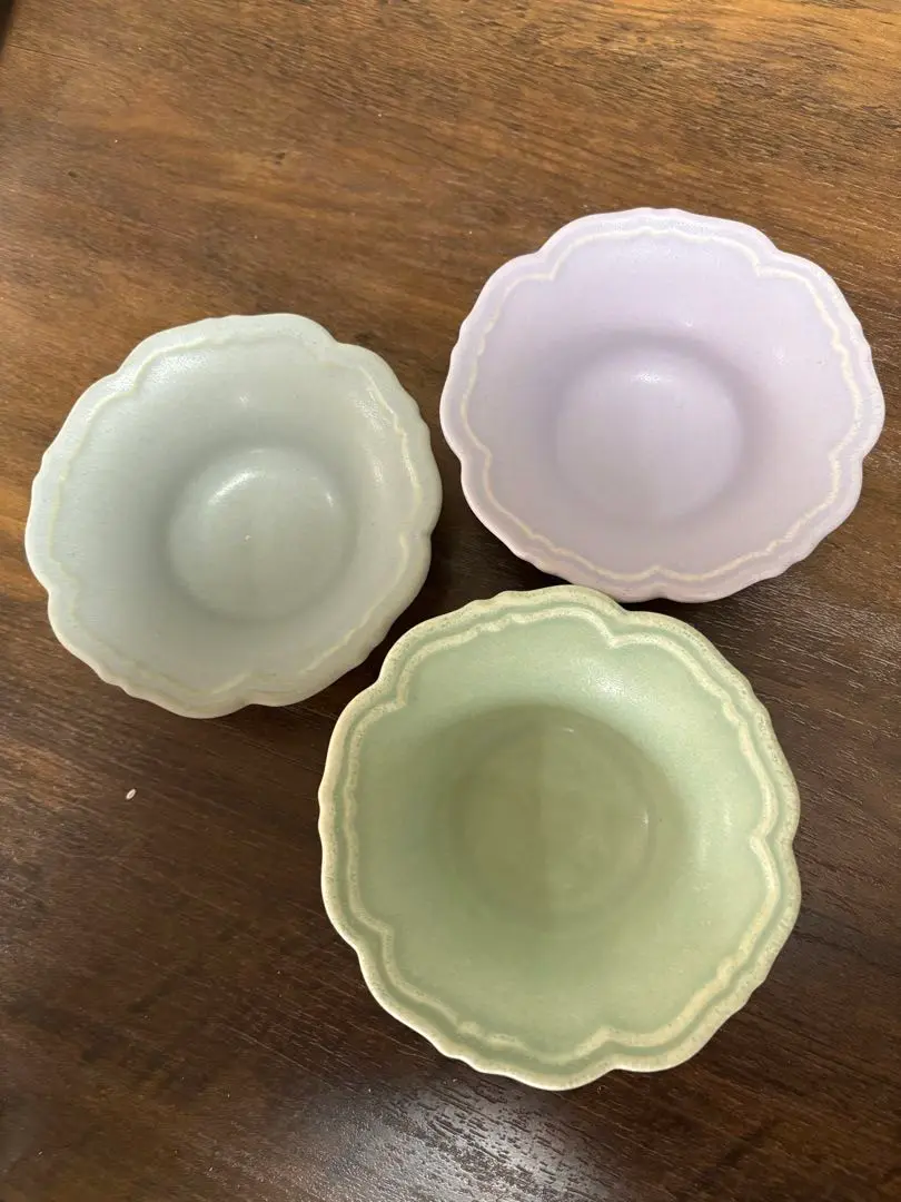 【値下げ】Awabiwareアワビウェア　輪花皿　3枚セット Amazon｜アワビウェア Awabi ware 輪花皿S｜小皿 オンライン通販