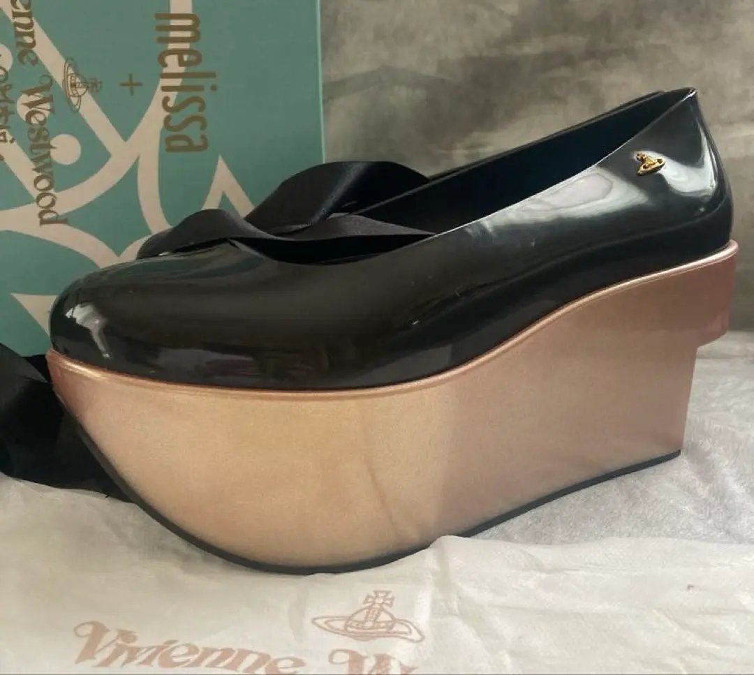 vivian westwood✖️Melissa ロッキンホース38(25cm) ヴィヴィアン・ウエストウッド×メリッサのコラボシューズに