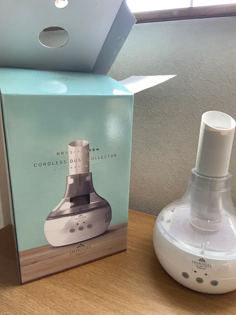 美品 |保證書あり｜コードレス集塵機　シャイニージェル☆　ダストコレクター SHINYGEL Professional：コードレスダストコレクター（充電式