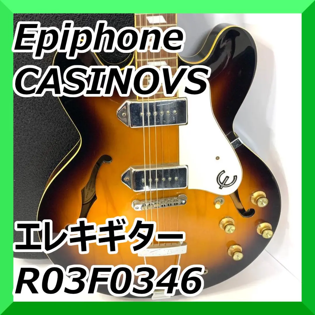 Epiphone CASINOVS エレキギターセミアコギター R03F0346 Epiphone CASINOVS エレキギターセミアコギター R03F0346