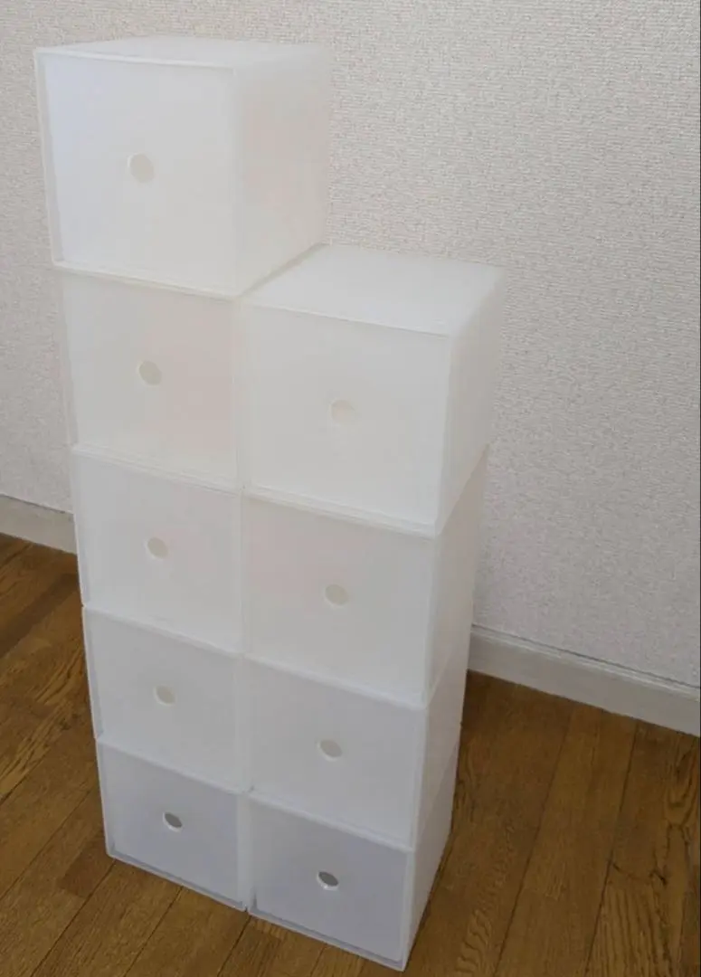 無印良品 硬質パルプボックス 3個セット 引出式 CD収納 深型 MUJI (無印良品) - 無印良品 硬質パルプボックス 引き出し式・深