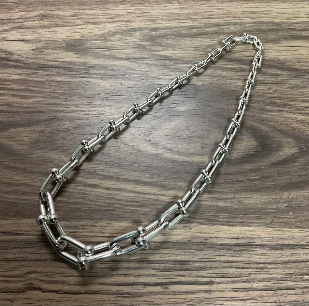 Thumbnail of Tiffany HardWear Graduated Link Necklace in Silver 925