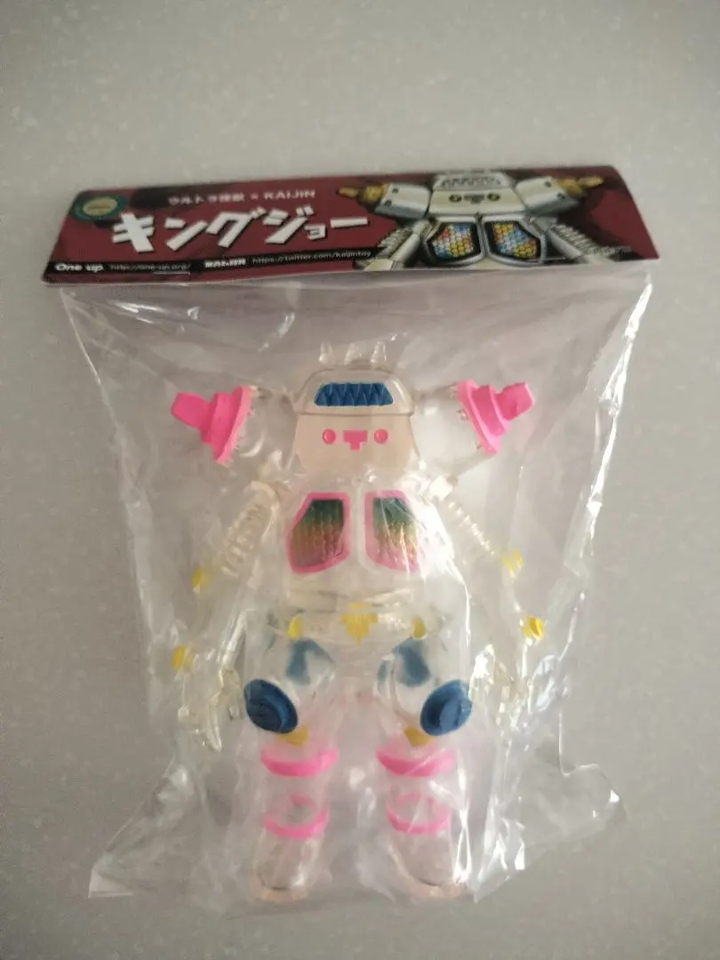 KAIJIN キングジョー ソフビ クリアコネクトピンク 送料無料 お KAIJIN キングジョー ソフビ クリアコネクトピンク
