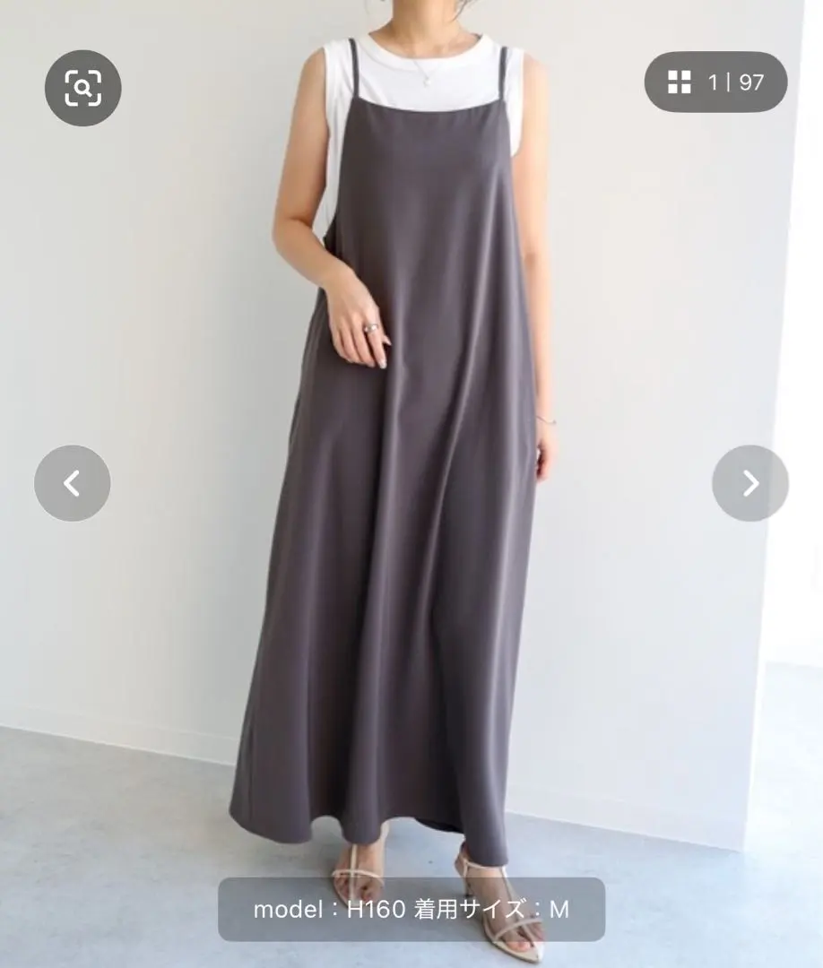 Thumbnail of evernavy Slit Camisole Dress, Size M