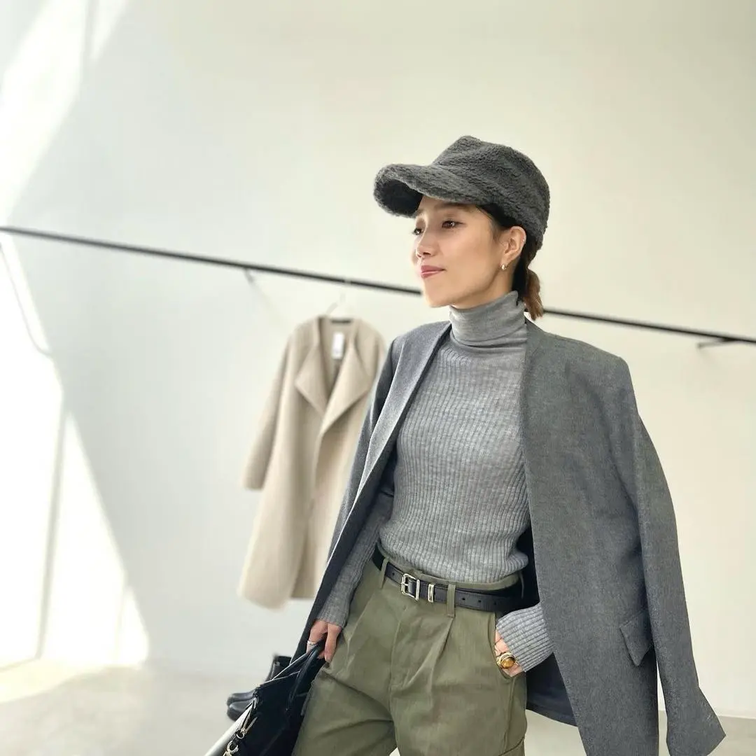 アパルトモン KNIT CAP グレー ニット キャップ