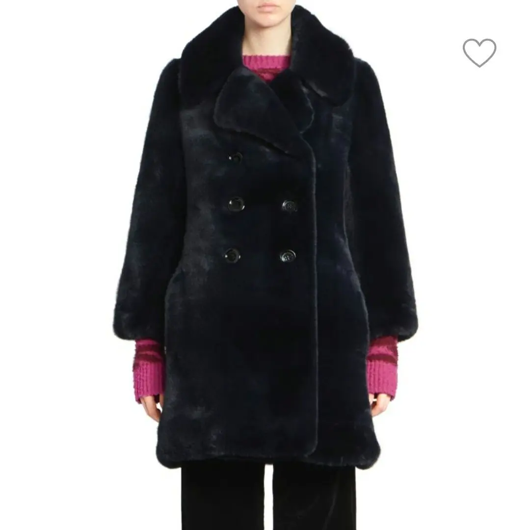 美品】MARC BY MARC JACOBS フェイクファーコート Lサイズ