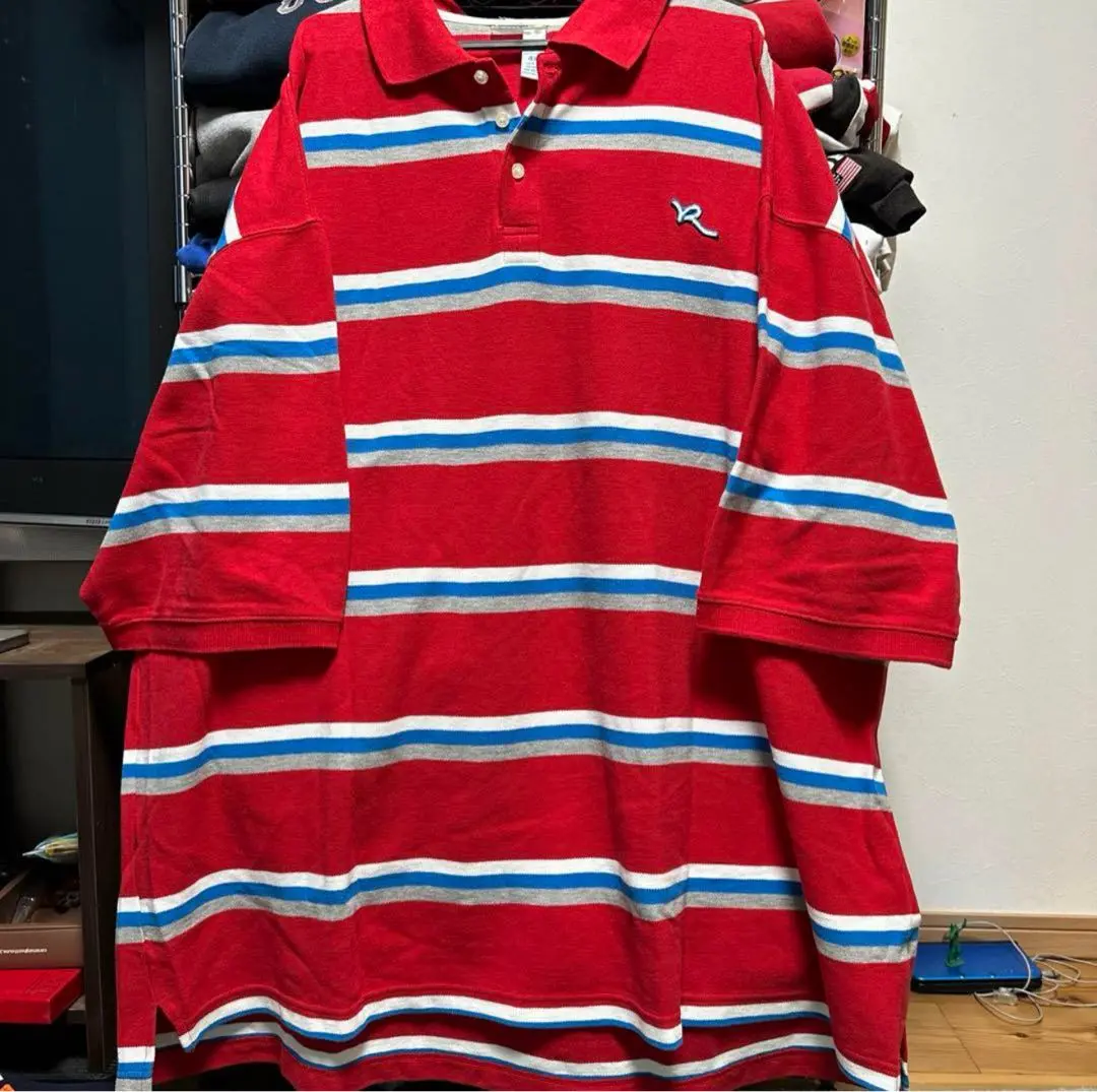 Rocawear ロッカウェア ボーダー ポロシャツ ビッグシルエット 赤 L 2025年最新】rocawear ロカウェア ポロシャツの人気アイテム