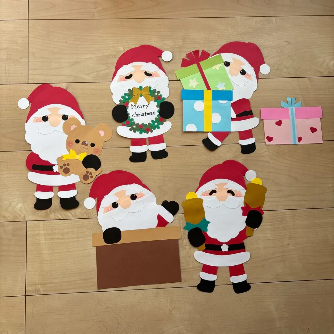 保育壁面聖誕老人 A 的縮圖