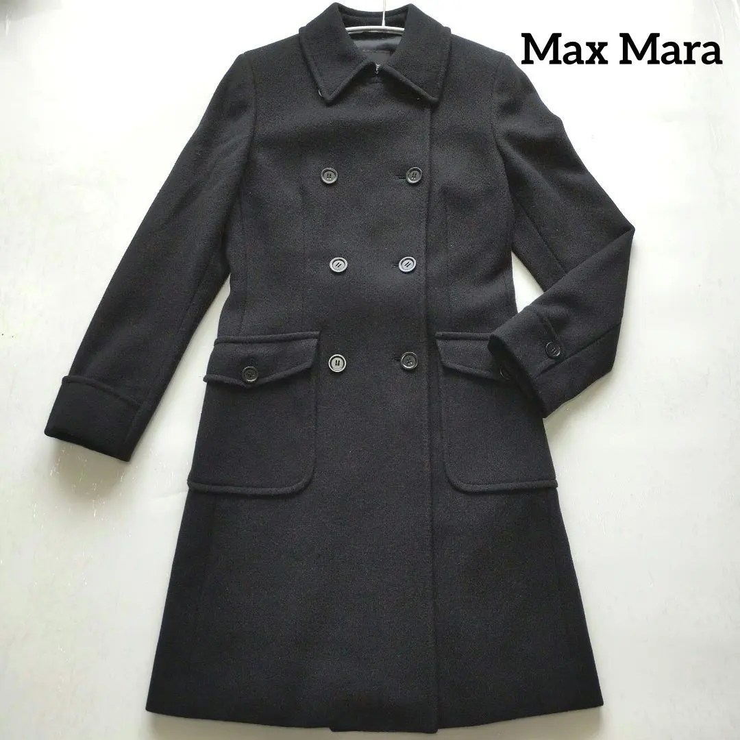 Thumbnail of Excellent Condition Weekend Max Mara Wool Coat, Double Breasted, Black