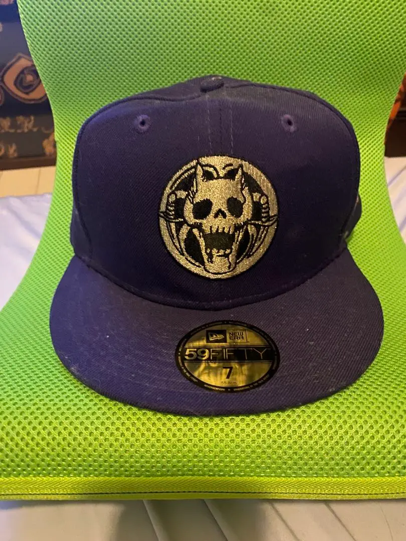 Thumbnail of New Era 59FIFTY Purple Skull Cap KIRA JoJo's Bizarre Adventure