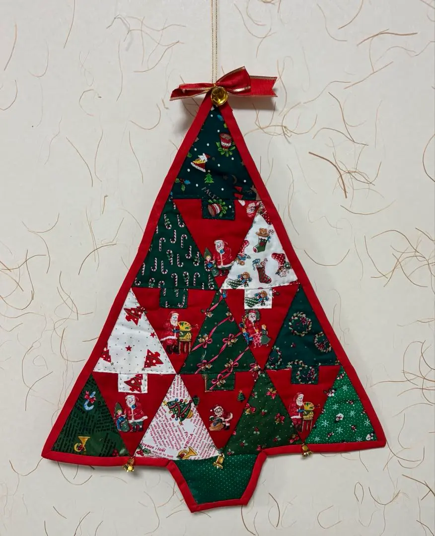 Thumbnail of Patchwork Quilt Tapestry 【Christmas Tree】・Handmade