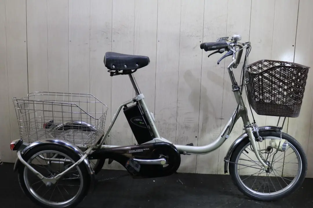 電動三輪自転車　Panasonic かろやかライフパナソニック パナソニックかろやかライフ【18/16インチ】・ノ-パンクタイヤ